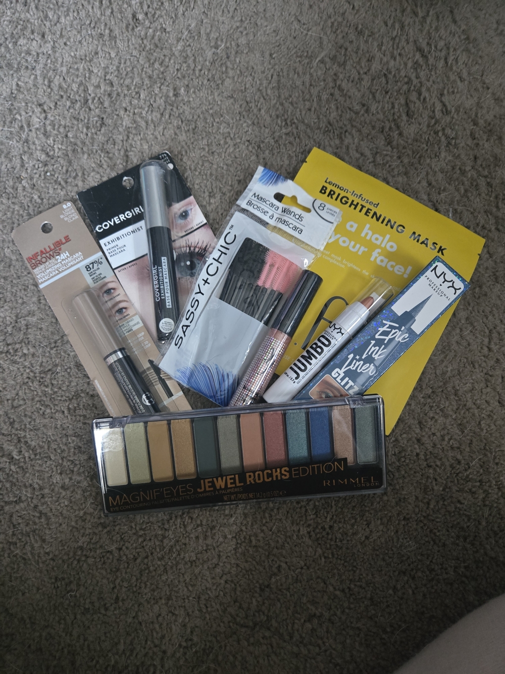 8 Piece Make Up Bundle Rimmel, NYX, ELF, Etc. Set